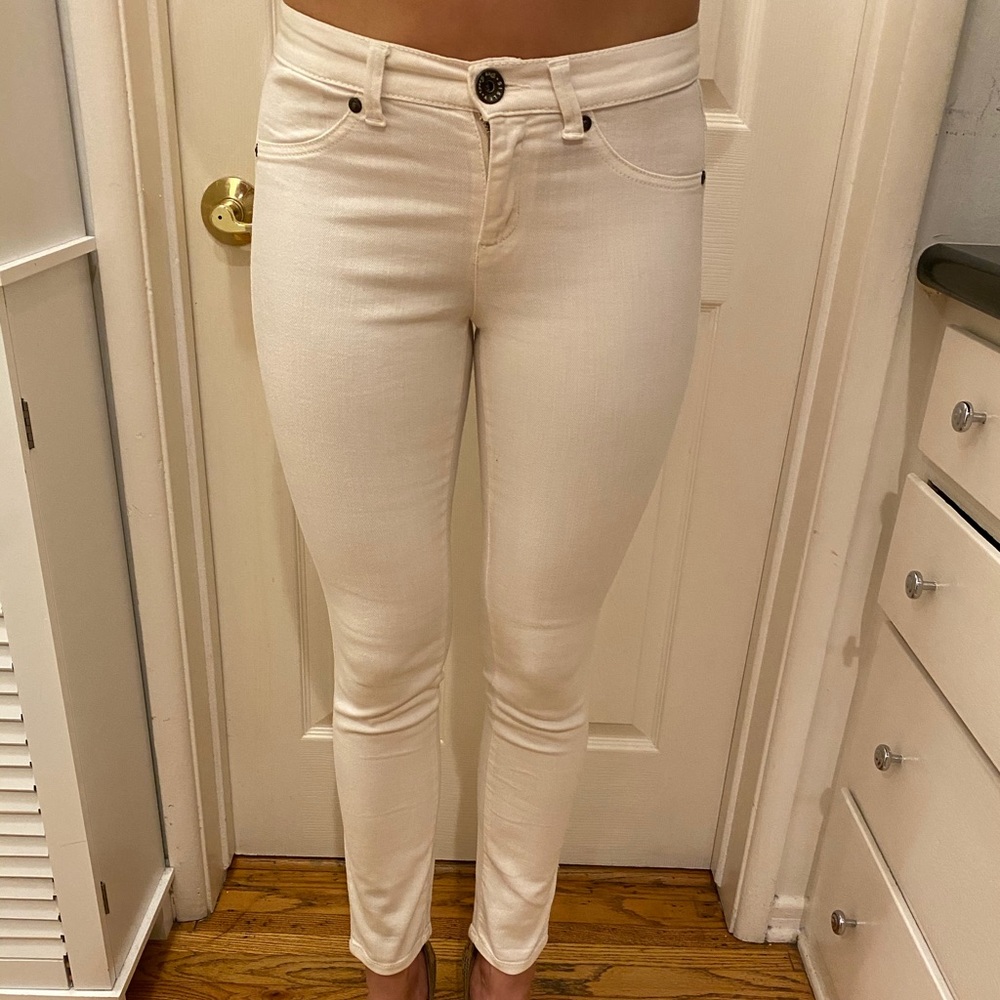 Sisley White Skinny Jeans